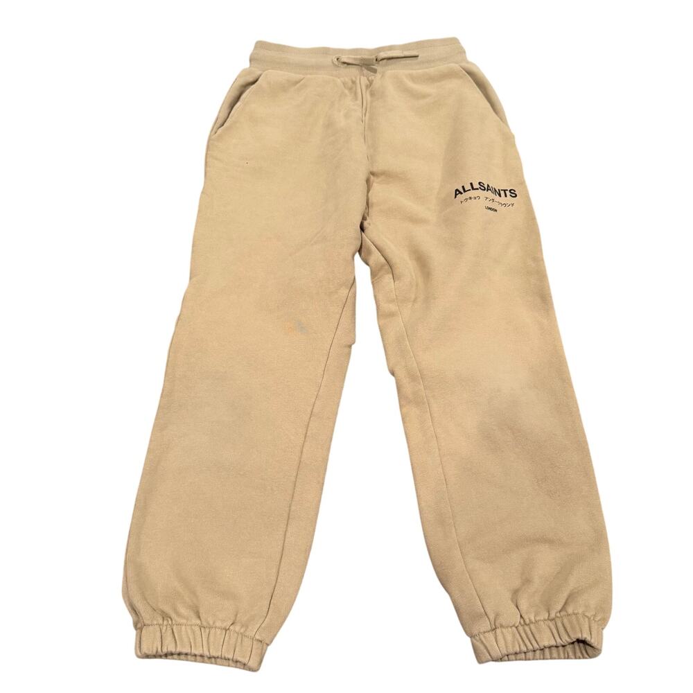 All Saints Beige Jogger Sweat Pants Kids Size 8-9 years